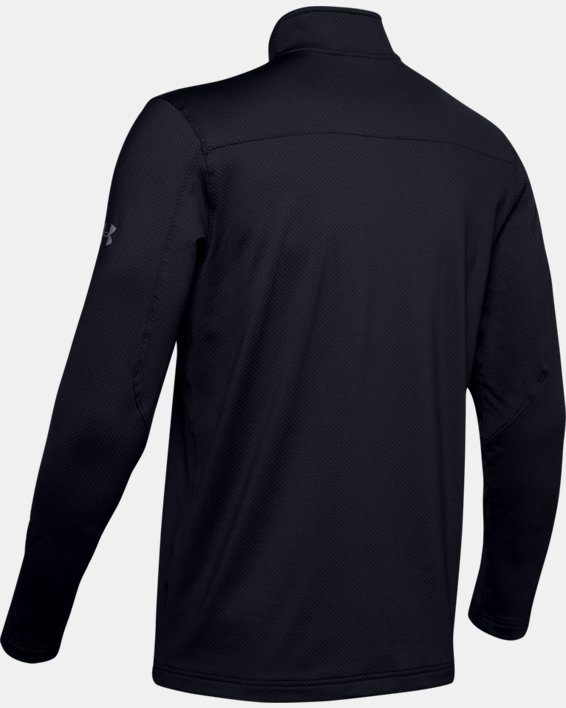 Camiseta con cremallera de ¼ UA Lightweight para hombre, Black, pdpMainDesktop image number 5